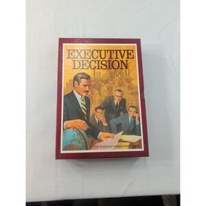Vintage 3M Bookshelf Board‎ Game EXECUTUVE DECISION ~ Complete
